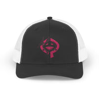 OPK Piranha Neon Fin Snapback Trucker Cap - Fun Summer Hat for Beach Lovers