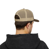 OPK Piranha Neon Fin Snapback Trucker Cap - Fun Summer Hat for Beach Lovers