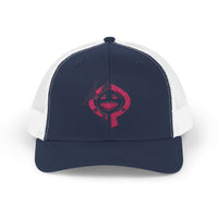 OPK Piranha Neon Fin Snapback Trucker Cap - Fun Summer Hat for Beach Lovers