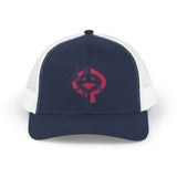 OPK Piranha Neon Fin Snapback Trucker Cap - Fun Summer Hat for Beach Lovers