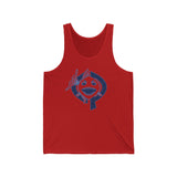 OPK Piranha Graphic Unisex Jersey Tank Top - Fun and Stylish Summer Wear