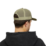 OPK Piranha Neon Fin Snapback Trucker Cap - Fun Summer Hat for Beach Lovers
