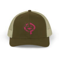OPK Piranha Neon Fin Snapback Trucker Cap - Fun Summer Hat for Beach Lovers