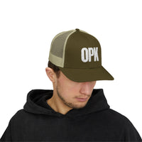 OPK Snapback Trucker Cap - Perfect for Travel Lovers
