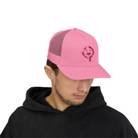 OPK Piranha Neon Fin Snapback Trucker Cap - Fun Summer Hat for Beach Lovers
