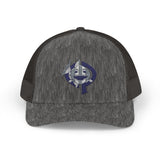 OPK Piranha Embroidered Snapback Trucker Cap - Stylish Outdoor Wear for All Seasons