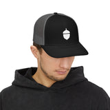 Oaky Dokey Embroidered Acorn Snapback Trucker Cap - Casual & Stylish Outdoor Hat