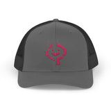 OPK Piranha Neon Fin Snapback Trucker Cap - Fun Summer Hat for Beach Lovers