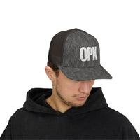 OPK Snapback Trucker Cap - Perfect for Travel Lovers