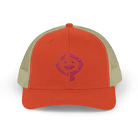 OPK Piranha Neon Fin Snapback Trucker Cap - Fun Summer Hat for Beach Lovers