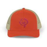 OPK Piranha Neon Fin Snapback Trucker Cap - Fun Summer Hat for Beach Lovers