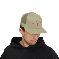 Stylish Snapback Trucker Cap with Unique Design - Perfect Gift for Outdoors & Everyday Wear