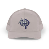 OPK Piranha Embroidered Snapback Trucker Cap - Stylish Outdoor Wear for All Seasons
