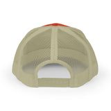 OPK Piranha Neon Fin Snapback Trucker Cap - Fun Summer Hat for Beach Lovers