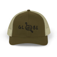 Globe Design Snapback Trucker Cap - Perfect for Travel Lovers