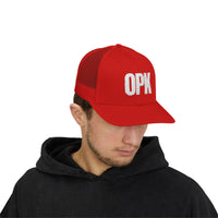 OPK Snapback Trucker Cap - Perfect for Travel Lovers
