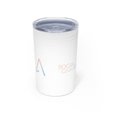Social Cascade 11oz Insulated Tumbler — Gradient Logo Stainless Travel Cup