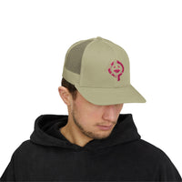 OPK Piranha Neon Fin Snapback Trucker Cap - Fun Summer Hat for Beach Lovers