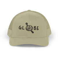 Globe Design Snapback Trucker Cap - Perfect for Travel Lovers