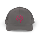 OPK Piranha Neon Fin Snapback Trucker Cap - Fun Summer Hat for Beach Lovers