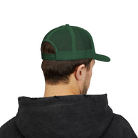 OPK Piranha Neon Fin Snapback Trucker Cap - Fun Summer Hat for Beach Lovers