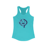 OPK Piranha Graphic Racerback Tank for Women - Perfect for Beach Days & Casual Outings
