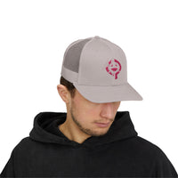 OPK Piranha Neon Fin Snapback Trucker Cap - Fun Summer Hat for Beach Lovers