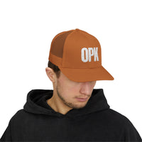 OPK Snapback Trucker Cap - Perfect for Travel Lovers