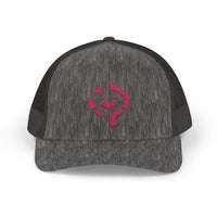 OPK Piranha Neon Fin Snapback Trucker Cap - Fun Summer Hat for Beach Lovers