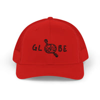 Globe Design Snapback Trucker Cap - Perfect for Travel Lovers