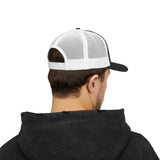 OPK Piranha Neon Fin Snapback Trucker Cap - Fun Summer Hat for Beach Lovers