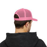 OPK Piranha Neon Fin Snapback Trucker Cap - Fun Summer Hat for Beach Lovers