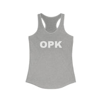 OPK Graphic Racerback Tank for Women - Perfect for Beach Days & Casual Outings