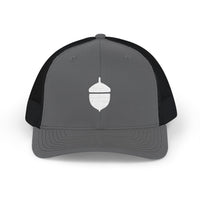 Oaky Dokey Embroidered Acorn Snapback Trucker Cap - Casual & Stylish Outdoor Hat
