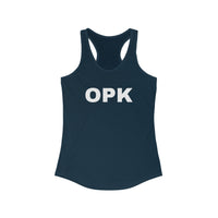 OPK Graphic Racerback Tank for Women - Perfect for Beach Days & Casual Outings