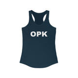OPK Graphic Racerback Tank for Women - Perfect for Beach Days & Casual Outings