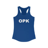 OPK Graphic Racerback Tank for Women - Perfect for Beach Days & Casual Outings