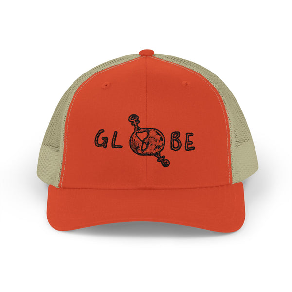 Globe Design Snapback Trucker Cap - Perfect for Travel Lovers