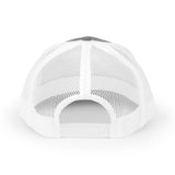 Trucker Cap — Distressed Arrow Logo Snapback Mesh Hat