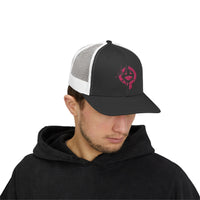 OPK Piranha Neon Fin Snapback Trucker Cap - Fun Summer Hat for Beach Lovers