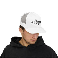 Globe Design Snapback Trucker Cap - Perfect for Travel Lovers