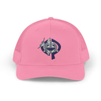 OPK Piranha Embroidered Snapback Trucker Cap - Stylish Outdoor Wear for All Seasons