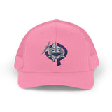 OPK Piranha Embroidered Snapback Trucker Cap - Stylish Outdoor Wear for All Seasons