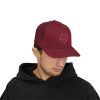 OPK Piranha Neon Fin Snapback Trucker Cap - Fun Summer Hat for Beach Lovers