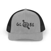 Globe Design Snapback Trucker Cap - Perfect for Travel Lovers