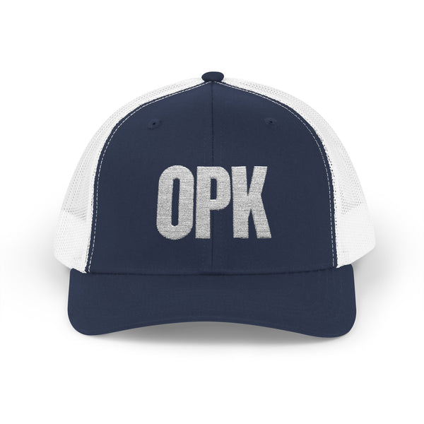 OPK Snapback Trucker Cap - Perfect for Travel Lovers