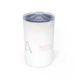 Social Cascade 11oz Insulated Tumbler — Gradient Logo Stainless Travel Cup