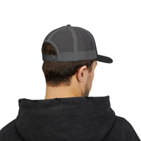 OPK Piranha Neon Fin Snapback Trucker Cap - Fun Summer Hat for Beach Lovers