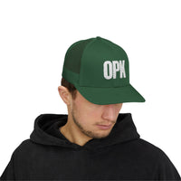 OPK Snapback Trucker Cap - Perfect for Travel Lovers