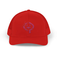 OPK Piranha Neon Fin Snapback Trucker Cap - Fun Summer Hat for Beach Lovers